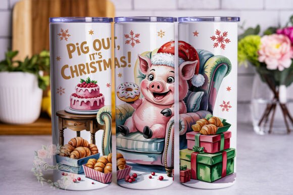 Christmas Pig Donut Tumbler Wraps: A Brand Designer's Honest Review for Local Business Packaging