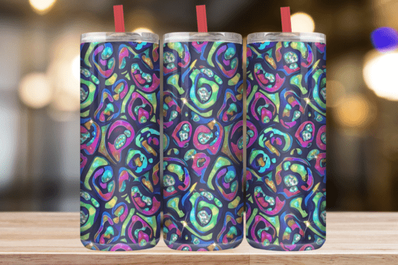 Colorful Paisley Tumbler Graphics & Wraps