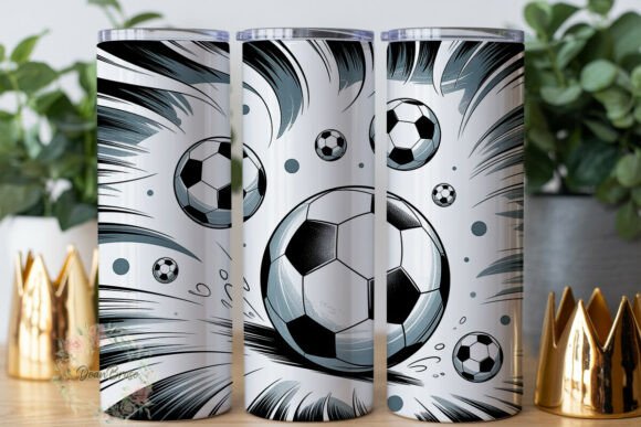 Dynamic Sports Ball Wrap 20oz Tumbler Graphics