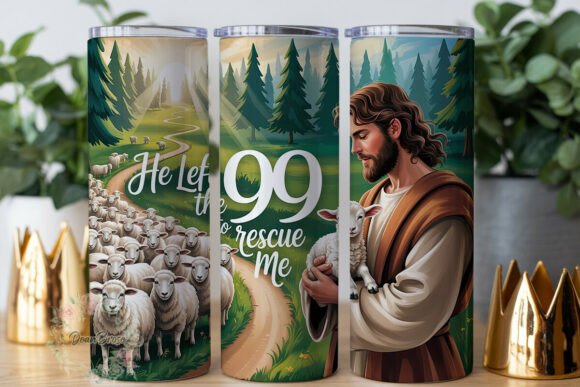 He Left the 99 Tumbler Wrap PNG